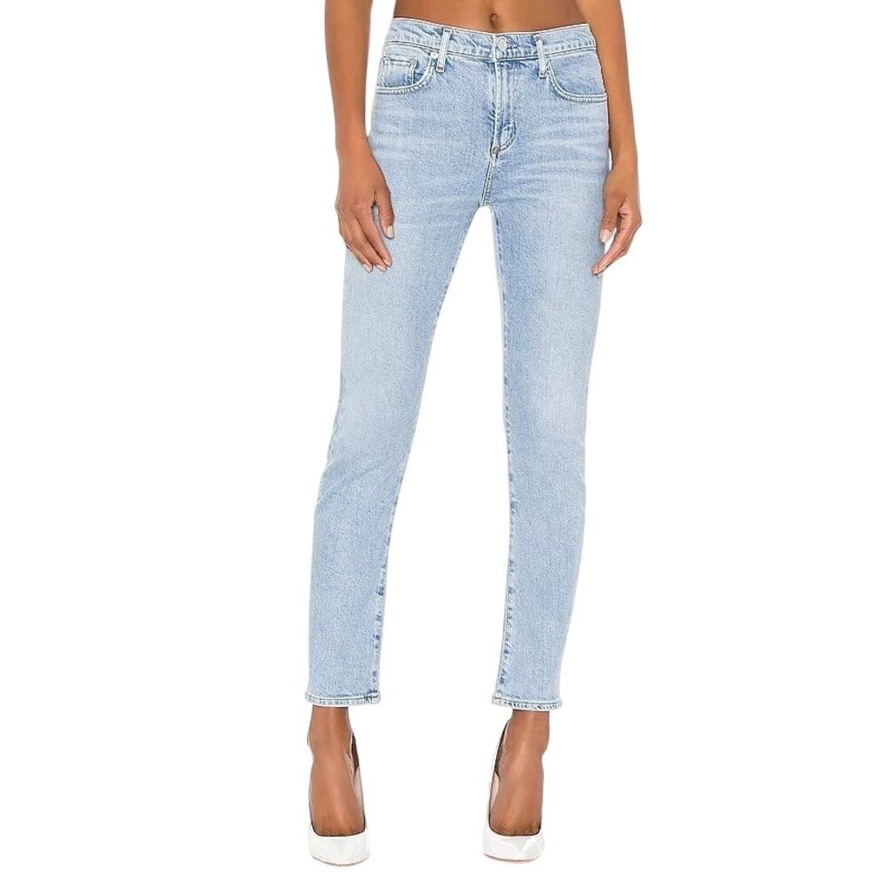 AGOLDE Toni Mid-Rise Skinny Jeans Light Wash Women’s 28 Sustainable Luxury Clean - Picture 1 of 15